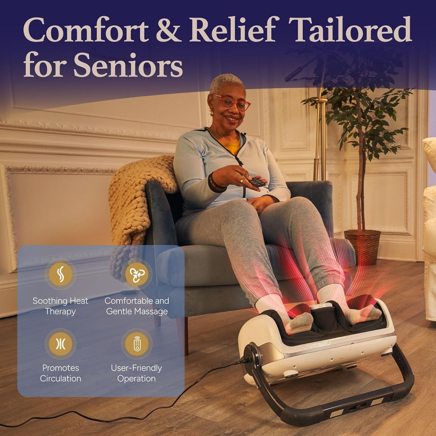 Shiatsu Foot Massager with Heat